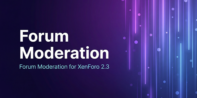 Forum Moderation Cover image